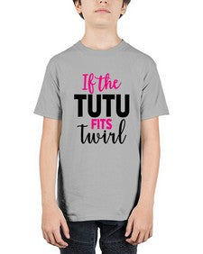 If the tutu fits twirl 137# - ballet - Youth Tee Unisex