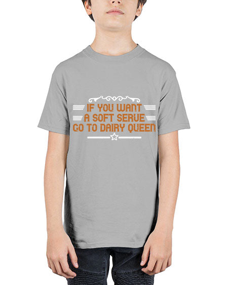 If you want a soft serve go to dairy 2044# - badminton - Youth Tee Unisex