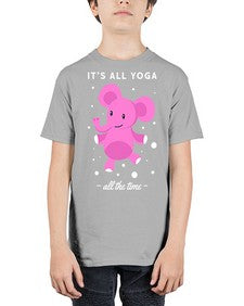 Its All Yoga All the Time 347# - yoga - Youth Tee Unisex