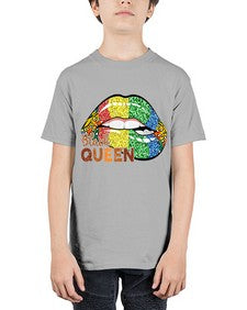 Juneteenth Black Queen Sexy Lip Png 35# - black juneteenth - Youth Tee Unisex