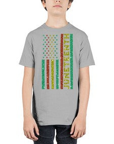 Juneteenth Freedom Day Afro Usa Flag Png 23# - black juneteenth - Youth Tee Unisex