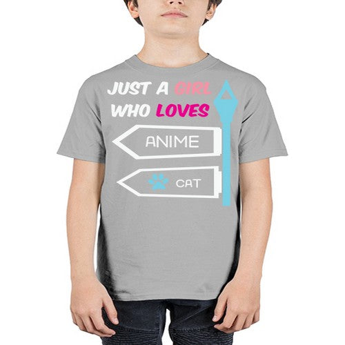 Just A Girl Who Loves Anime 264# - anime - Youth Tee Unisex