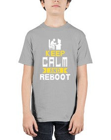 Keep Calm and reboot 27# - computer - Youth Tee Unisex