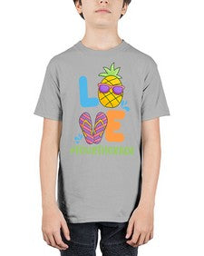 LOVE fourth Grade Summer Pineapple 516# - fourth grade - Youth Tee Unisex