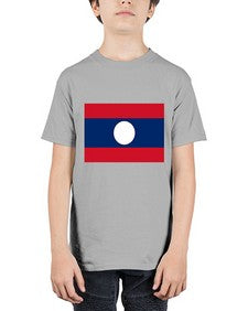 Laos 1111# - world flags - Youth Tee Unisex