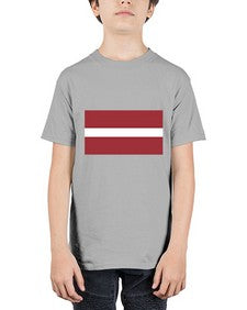 Latvia 1117# - world flags - Youth Tee Unisex