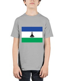 Lesotho 1129# - world flags - Youth Tee Unisex