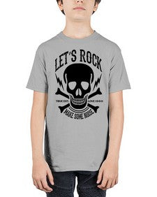 Lets rock 715# - skull and bones - Youth Tee Unisex