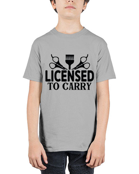 Licensed To Carry 1050# - hairdresser - Youth Tee Unisex