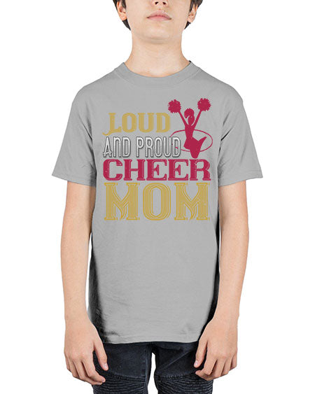 Loud proud cheer mom 764# - cheer - Youth Tee Unisex