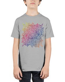 Mandala Teach Love Inspire Rainbow Glitter 762# - mandala - Youth Tee Unisex