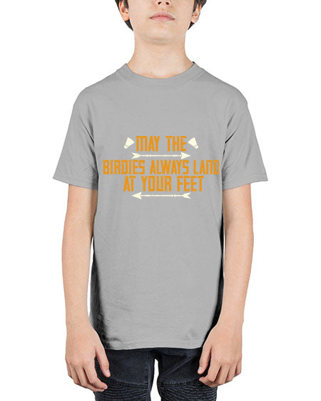 May the birdies always land at your feet 1963# - badminton - Youth Tee Unisex