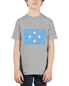 Micronesia 1293# - world flags - Youth Tee Unisex