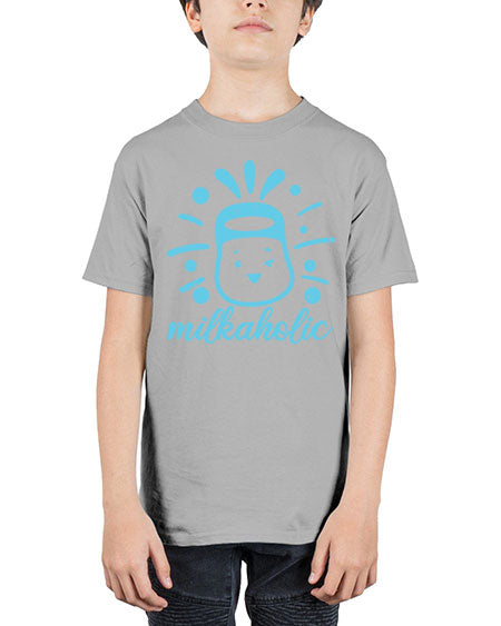 Milkaholic Style 155# - baby shower - Youth Tee Unisex
