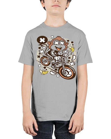 Monkey Downhill - monkey - Youth Tee Unisex