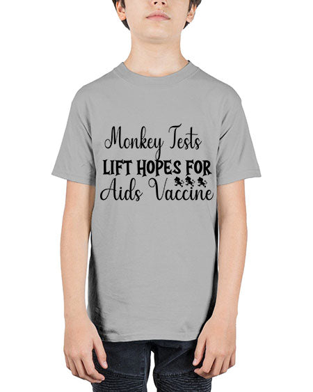 Monkey tests lift hopes for  - monkey - Youth Tee Unisex