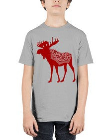 MooseMandala 940# - mandala - Youth Tee Unisex