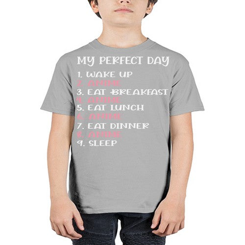 My Perfect Day Funny Kawaii Anime 269# - anime - Youth Tee Unisex