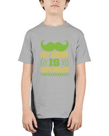 My daddy is superhero 193# - cartoon super hero - Youth Tee Unisex