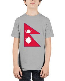 Nepal 1430# - world flags - Youth Tee Unisex