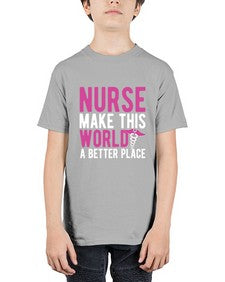 Nurse make this world a better place 1179# - nurse - Youth Tee Unisex