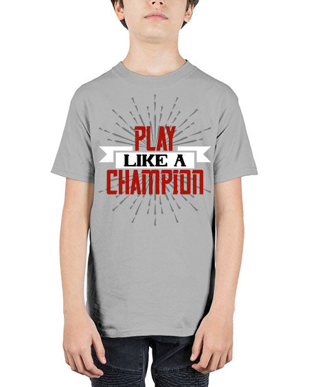 Play like a champion 1942# - badminton - Youth Tee Unisex