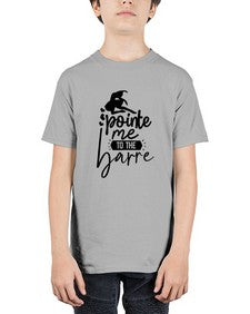 Pointe me to the barre 174# - ballet - Youth Tee Unisex