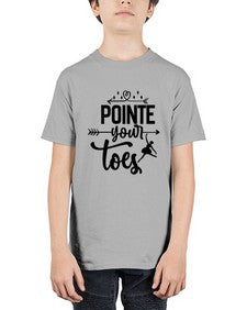 Pointe your toes 177# - ballet - Youth Tee Unisex