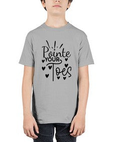 Pointe your toes 178# - ballet - Youth Tee Unisex