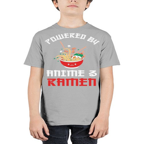 Powered by Anime amp Ramen 275# - anime - Youth Tee Unisex