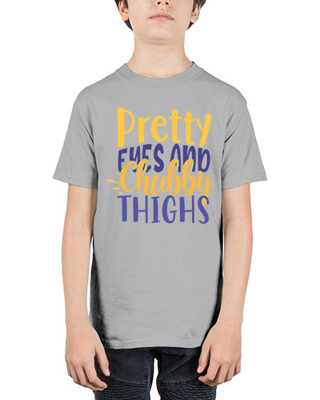 Pretty Eyes And Chubby Thighs Style 192# - baby - Youth Tee Unisex