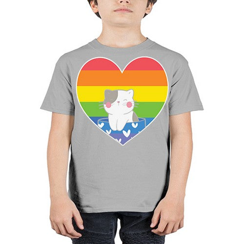 Pride Cat LGBT Kawaii Cats Anime 276# - anime - Youth Tee Unisex