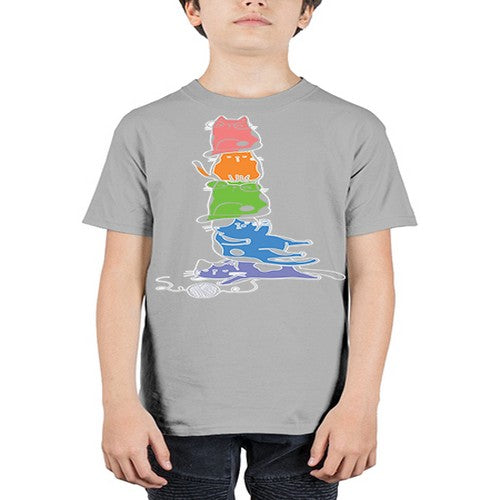Pride Kawaii Cats Pile Cute Anime 277# - anime - Youth Tee Unisex
