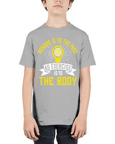 Reading Is To The Mind As Exercise Is To The Body Style 25# - motivation - Youth Tee Unisex