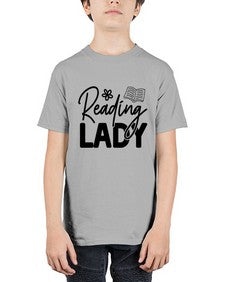 Reading lady 1347# - teacher - Youth Tee Unisex