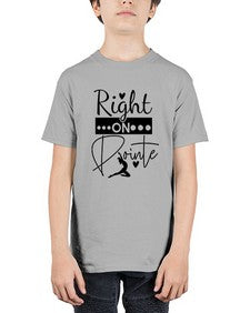 Right on pointe 182# - ballet - Youth Tee Unisex