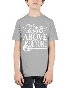 Rise above beyond Style 77# - motivation - Youth Tee Unisex