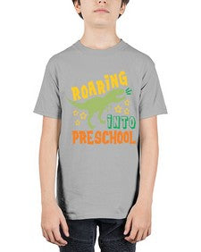 Roaring Into Preschool 756# - prek headstart - Youth Tee Unisex