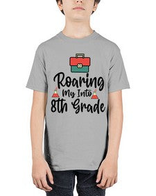 Roaring My Into eighth Grade 757# - eighth grade - Youth Tee Unisex