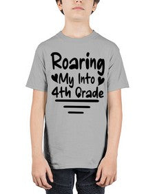 Roaring My Into fourth Grade 760# - fourth grade - Youth Tee Unisex