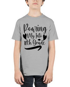 Roaring My Into tenth Grade 765# - tenth grade - Youth Tee Unisex