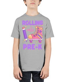 Rolling into PreK 788# - prek headstart - Youth Tee Unisex