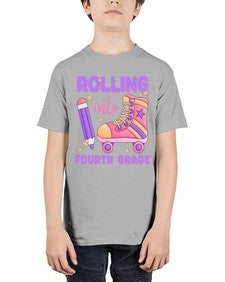 Rolling into fourth Grade 786# - fourth grade - Youth Tee Unisex