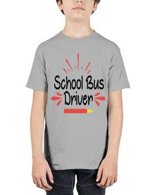 School Bus Driver 793# - graduation - Youth Tee Unisex