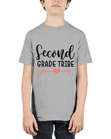 Second Grade Tribe 837# - second grade - Youth Tee Unisex