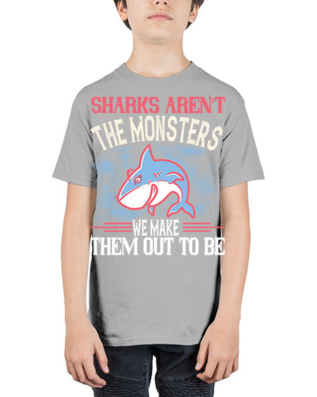 Sharks aren’t the monsters we make them out to be Style 24# - shark-fish - Youth Tee Unisex