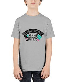 She Works Willingly With Her Hands Style Style 1389# - nurse - Youth Tee Unisex