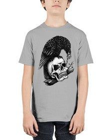Skull Crow 1052# - graphic - Youth Tee Unisex
