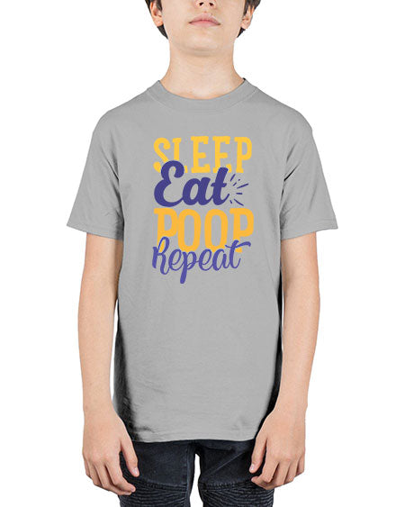 Sleep Eat Poop Repeat Style 206# - baby - Youth Tee Unisex