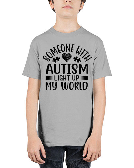 Some one with Style 50# - autism - Youth Tee Unisex